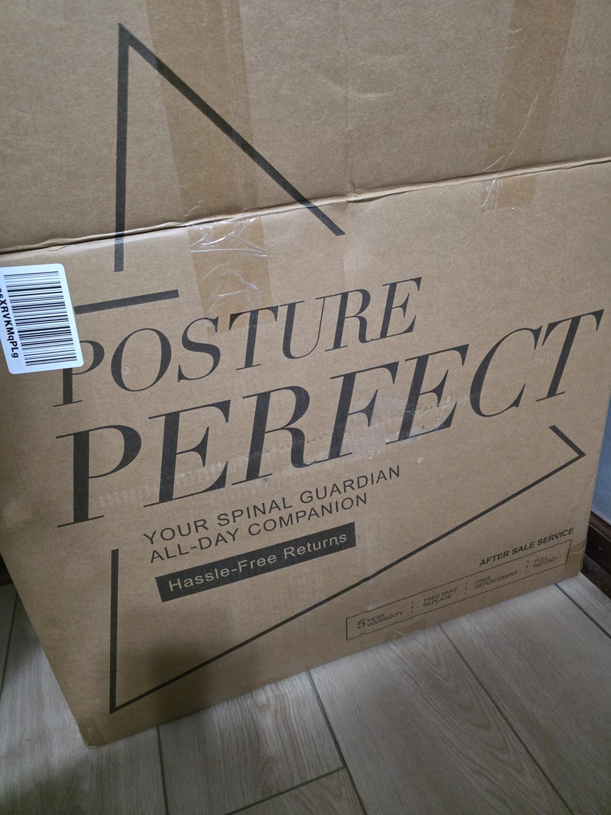 Ergonomic Office Chair with Footrest - Adjustable Lumbar Support & Headrest, 90-160° Reclining Mesh Back Computer Chair - Home Office/Gaming, 350lbs Capacity customer photo 1