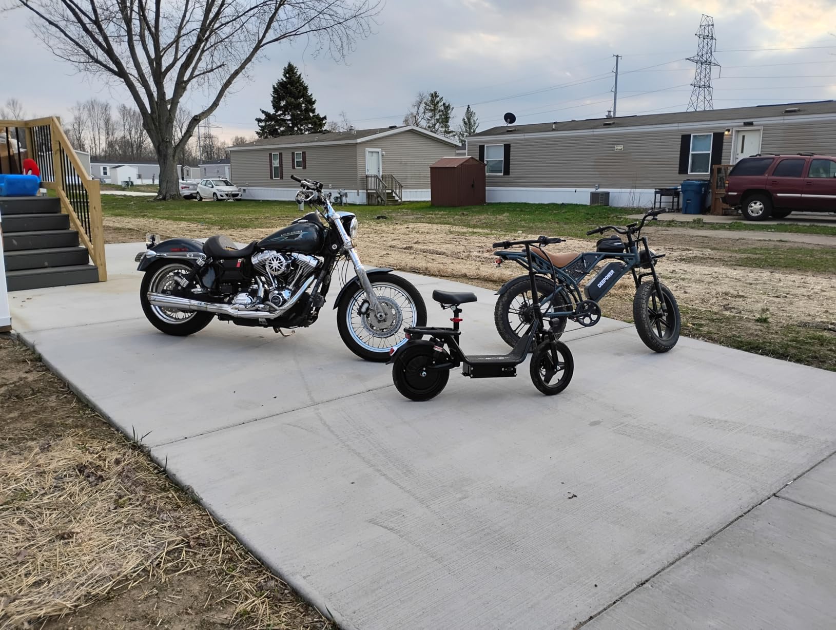 DEEPOWER Electric Bike for Adults,2000W Peak Motor&32MPH Electric Dirt Bike, 48V 20AH/35AH/60AH Battery, 70-160 Max Miles,Dual Suspension Ebikes for Adults, 20