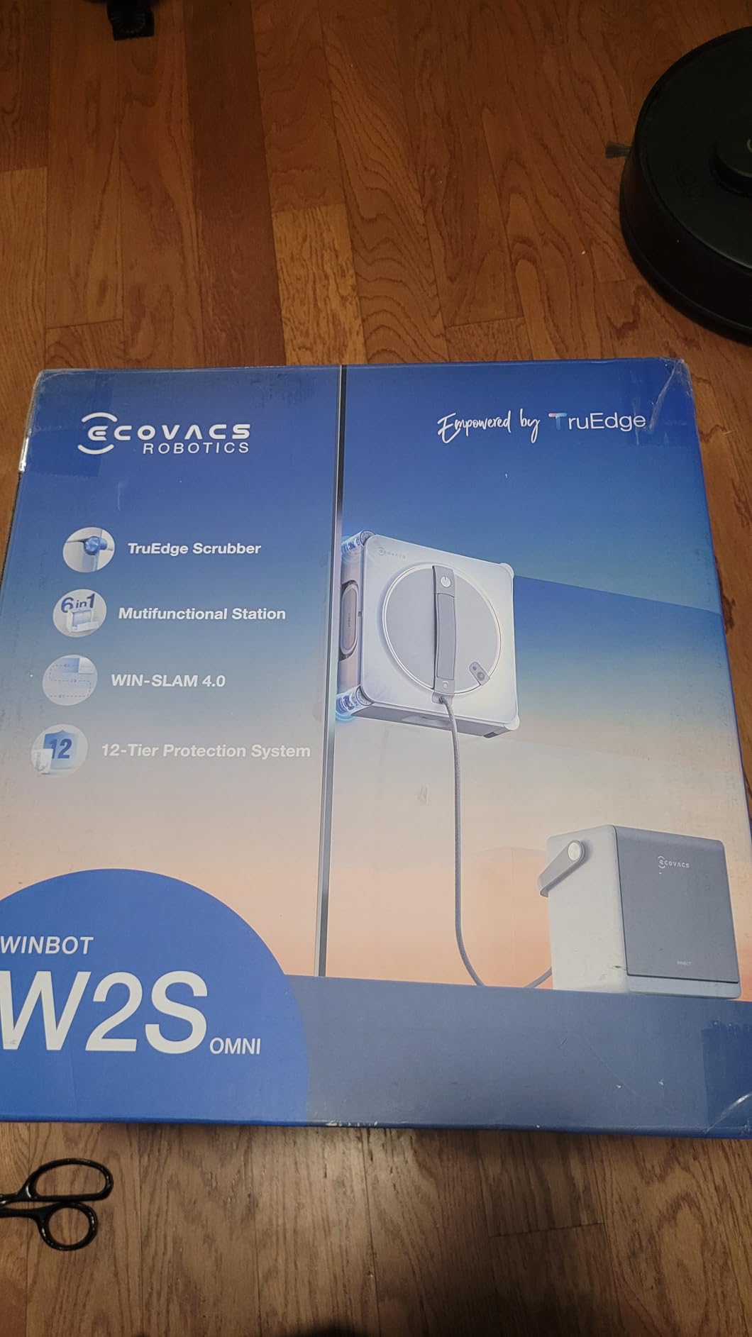 ECOVACS WINBOT W2S Omni Window Cleaning Robot, with 6-in-1 Multifunction Station, TruEdge Edge-to-Edge Precision, Triple Wide-Angle Spray Nozzles, 12-Level Safety System, Dual Power Modes customer photo 1