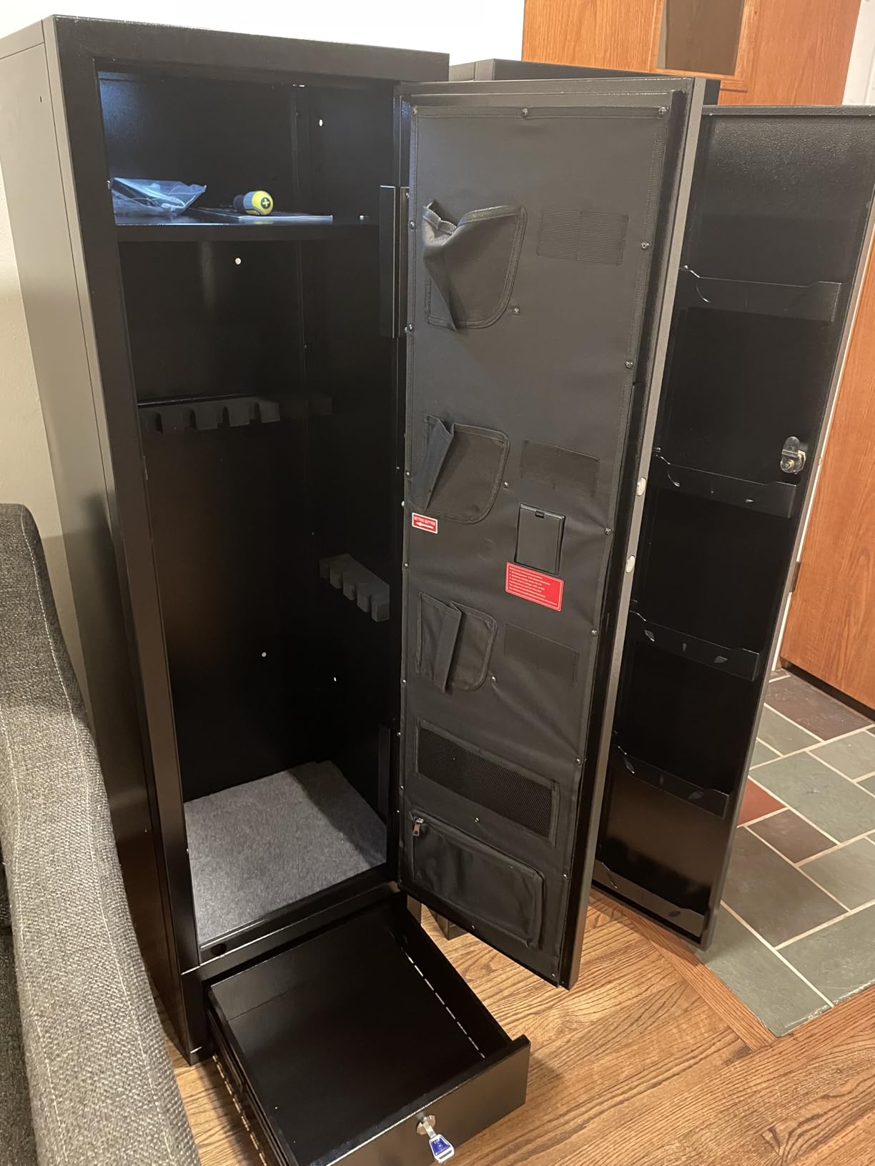 KAER Large Biometric Gun Safe for Rifles and Pistols, 20-24 Gun Capacity Heavy Duty Safe with Fingerprint Lock & LED Light customer photo 2