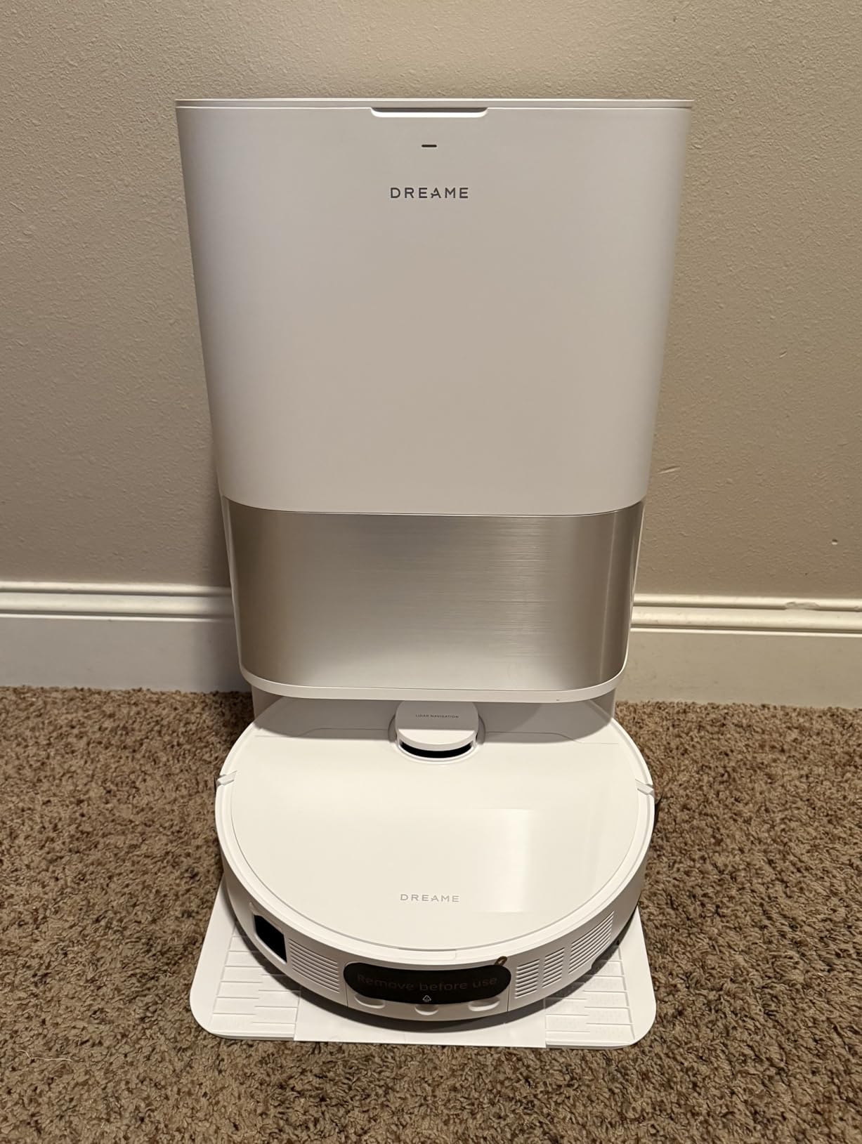 DREAME D30 Ultra Robot Vacuum and Mop, 25,000Pa Powerful Suction, All-in-One Base Station with 100 Days Auto-Empty, MopExtend Tech for Edge Cleaning, Smart Obstacle Avoidance, White customer photo 2