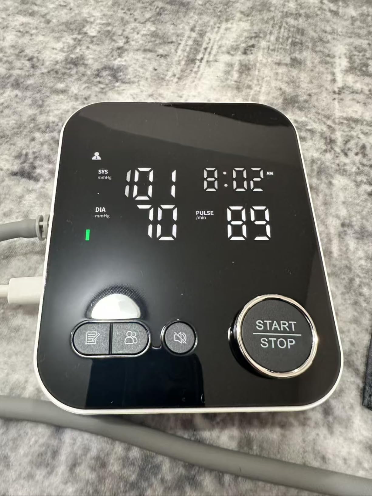Smart Blood Pressure Monitor with Bluetooth, Automatic Upper Arm BP Machine for Home Use, Large Cuff (8.7