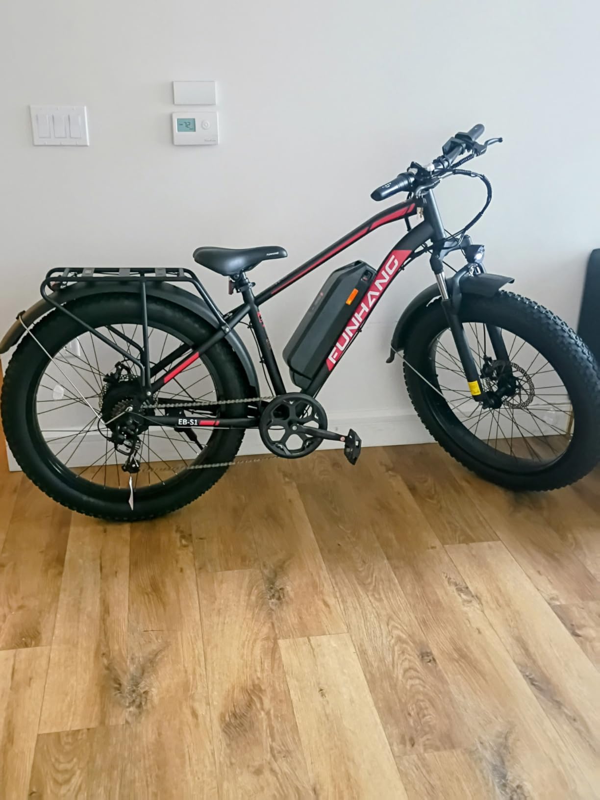 Electric Bike for Adults, 1000W Peak Ebike, 25MPH 60Miles Electric Mountain Bike, 26