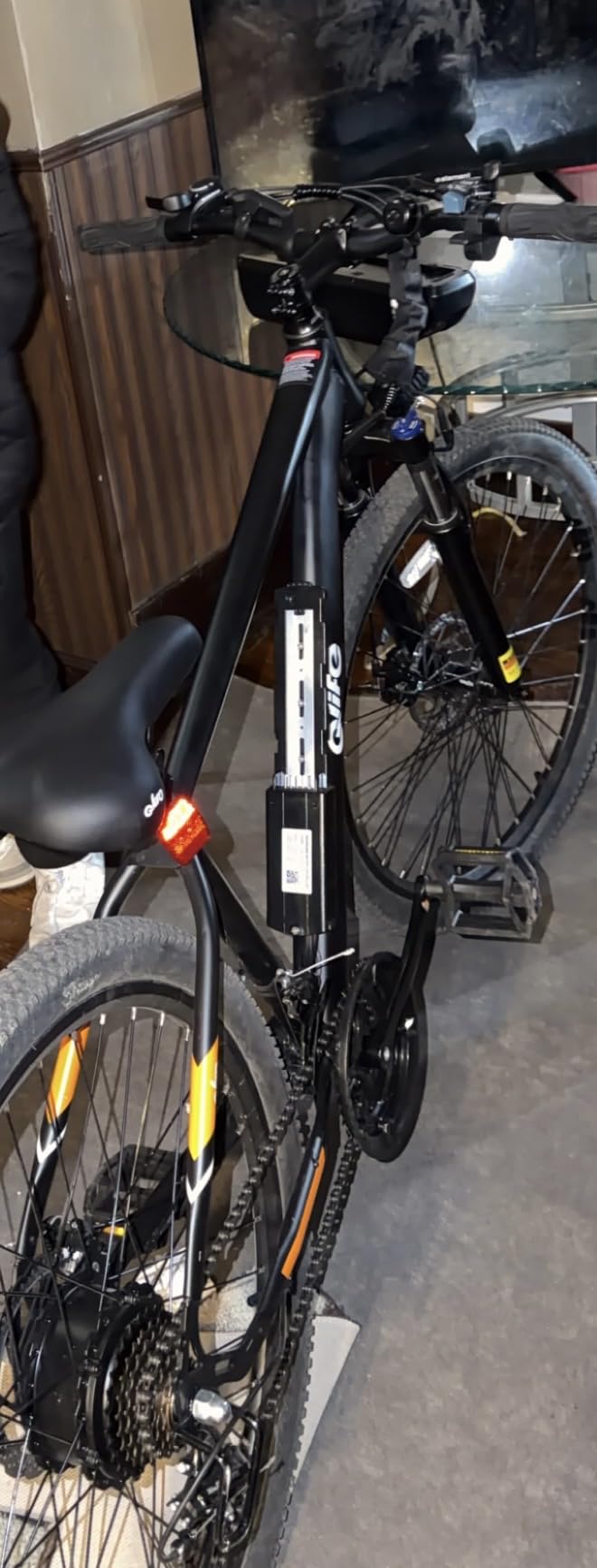 Qlife Racer Electric Bike for Adults - 21-Speed Mountain Lightweight Ebike with Peak 1000W/750W 25MPH/22MPH Brushless Motor, 375Wh Removable Battery, 26X2.1 Tire Step Over E-MTB, Up to 40 Miles customer photo 2