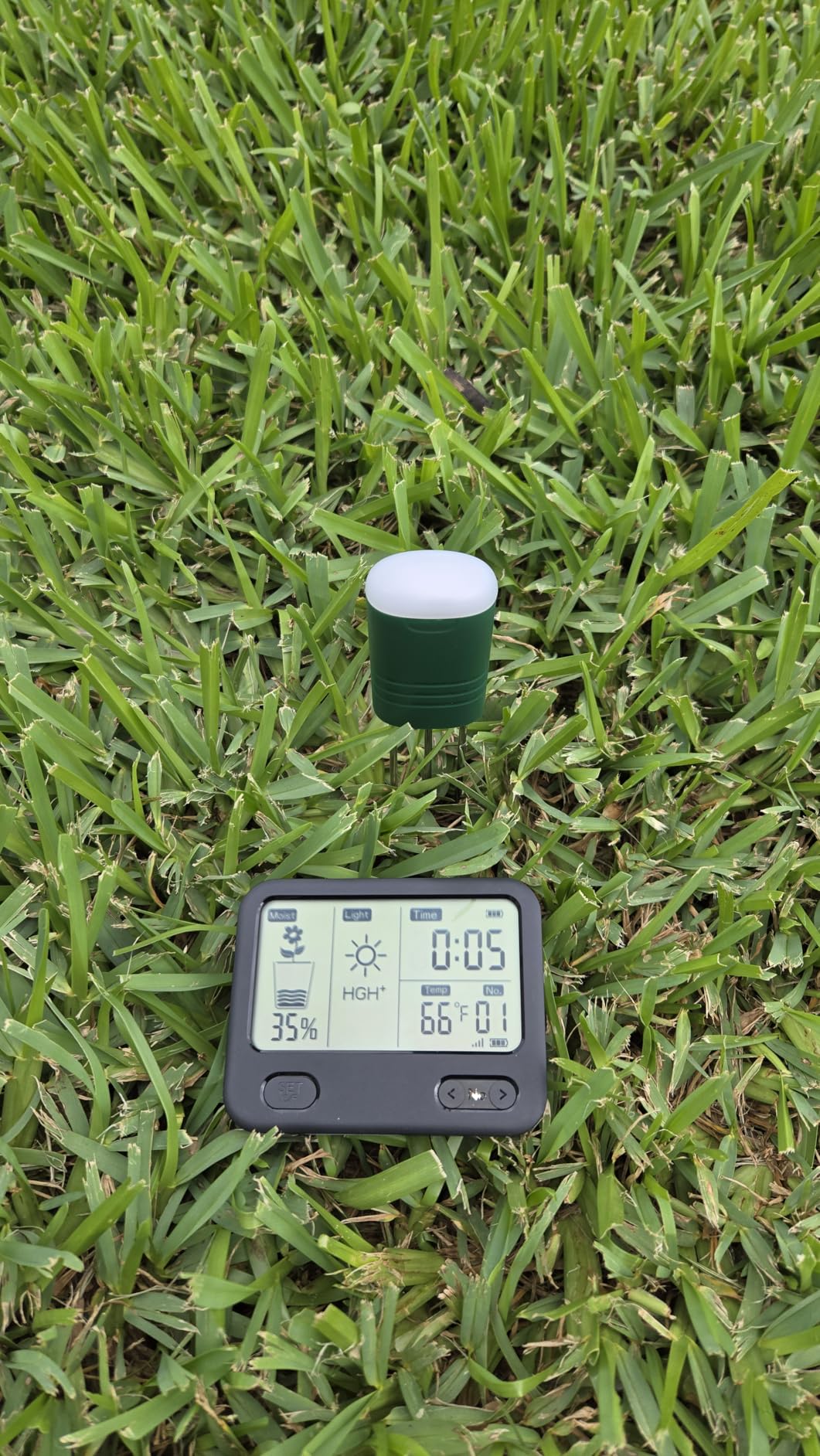 Nexuslab Wireless Soil Moisture Meter with LCD Receiver - 3-Probe 3-in-1 Sensor (Moisture, Temperature, Light), 230 ft RF Range, Waterproof, Long Battery Life for Indoor/Outdoor Plants and Gardens customer photo 2