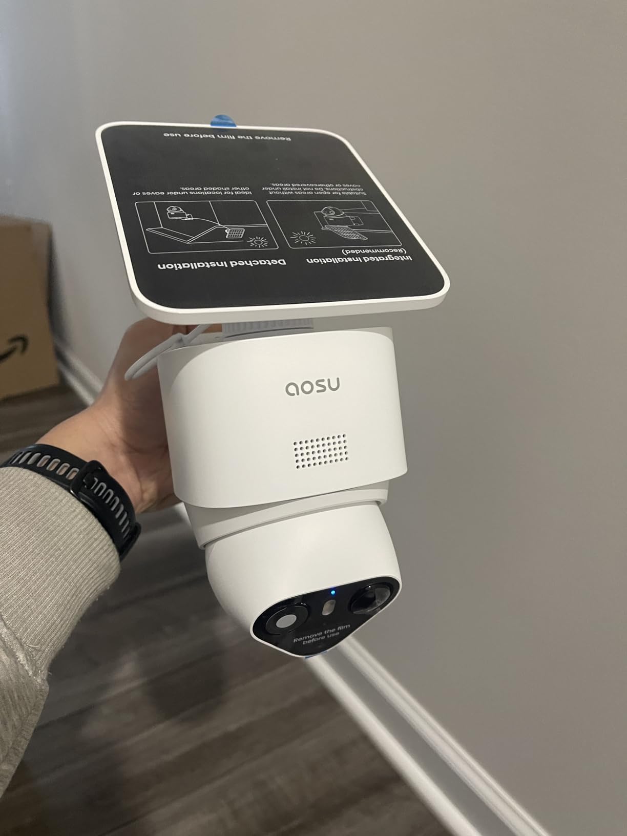 aosu T2 Ultra 4K Security Cameras Wireless Outdoor, 4 Cam Kit, Smart Home Security System with TrueColor Night Vision, AI Recognition & 360° Motion Tracking, Solar Power, Expandable 1TB Local Storage customer photo 1