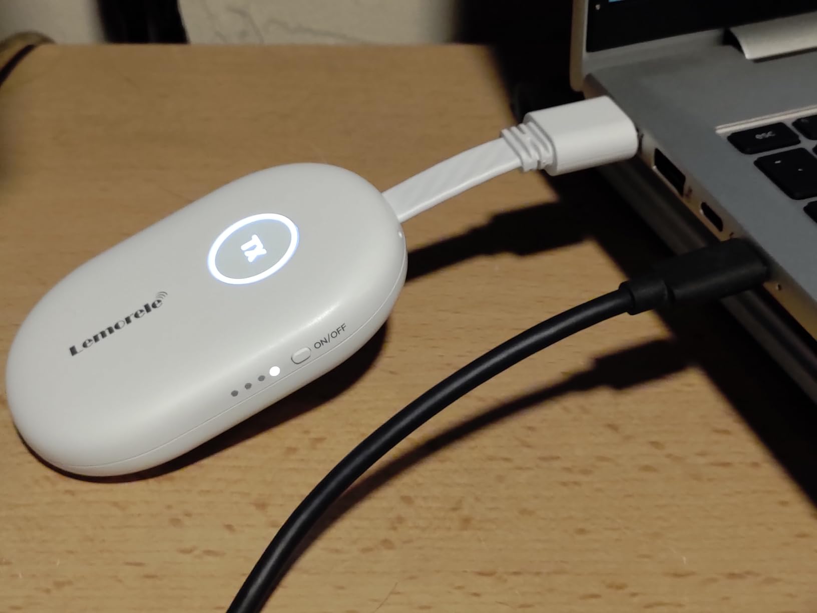 Lemorele G500 Expandable 8-in-1 Wireless HDMI Presentation System for Conference Rooms, 1080P 60Hz, 5.8GHz, 165ft Range, Low Latency (1TX+1RX Starter Kit with Charging Dock Included) customer photo 2