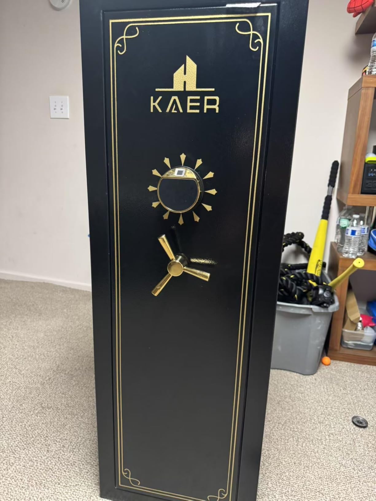 KAER 23-25 Biometric Gun Safe, Wider and Deeper Fingerprint Gun Safes for Rifle and Pistols, Large Quick Access Heavy-Duty Gun Cabinet customer photo 2