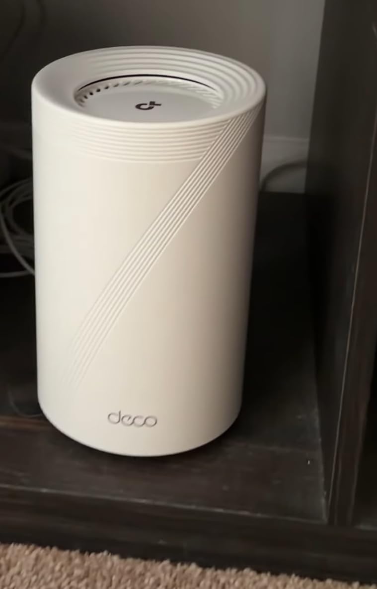 TP-Link Deco 7 Pro BE17000 Tri-Band Wi-Fi 7 Whole Home Mesh System | 9-Stream 17Gbps | 10G RJ45/SFP+ Combo | Multi-Gig Wired Backhaul | Up to 6,300 Sq.ft | HomeShield, MLO, 320 MHz (2-Pack) customer photo 2