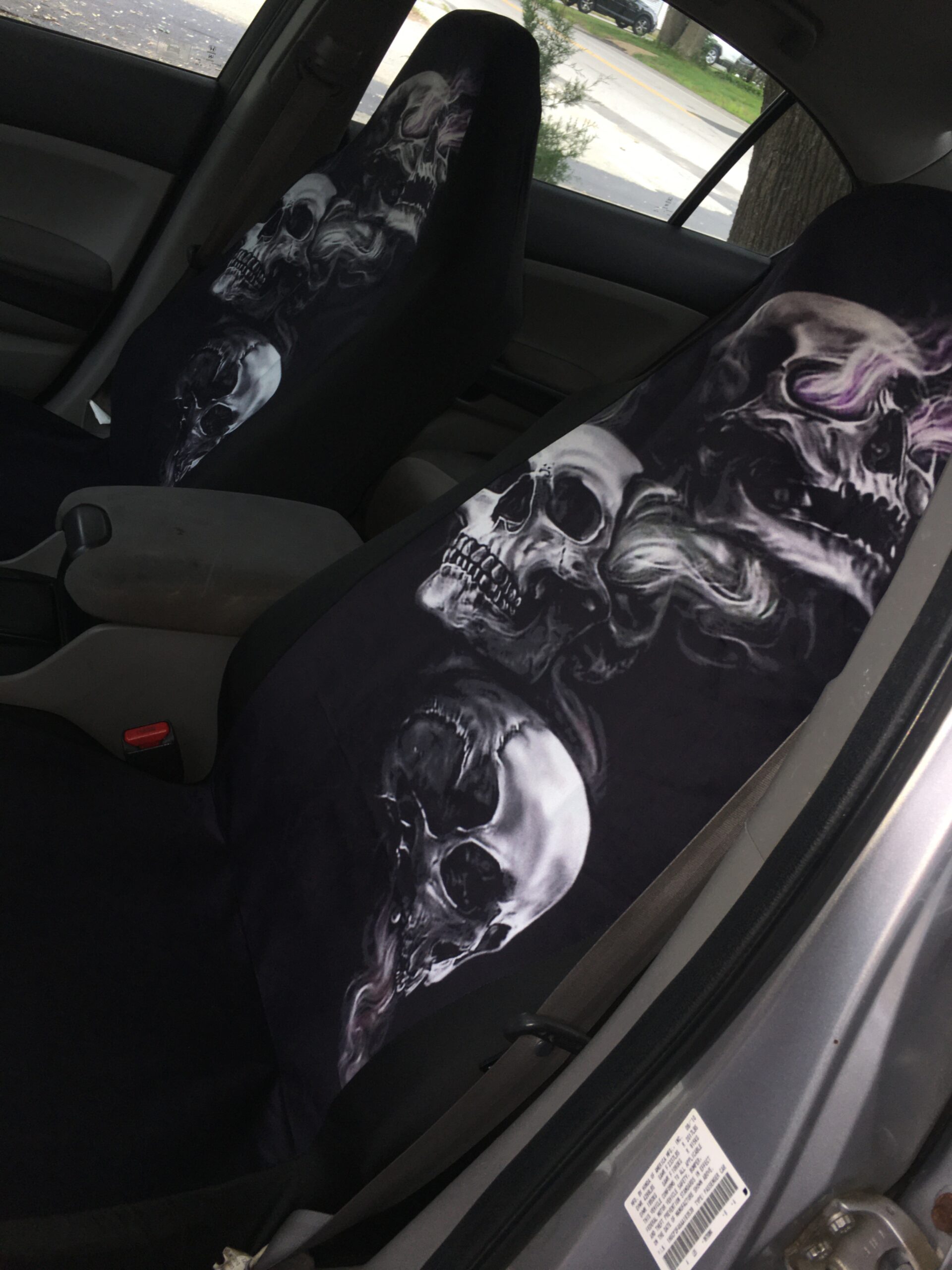 Buybai 2Pcs Car Seat Covers Set Universal Car Seat Cover Comfortable Leather Seat Cushion Automatic Seat Protector Fit SUV Truck Van (2Pack-Black) customer photo 1