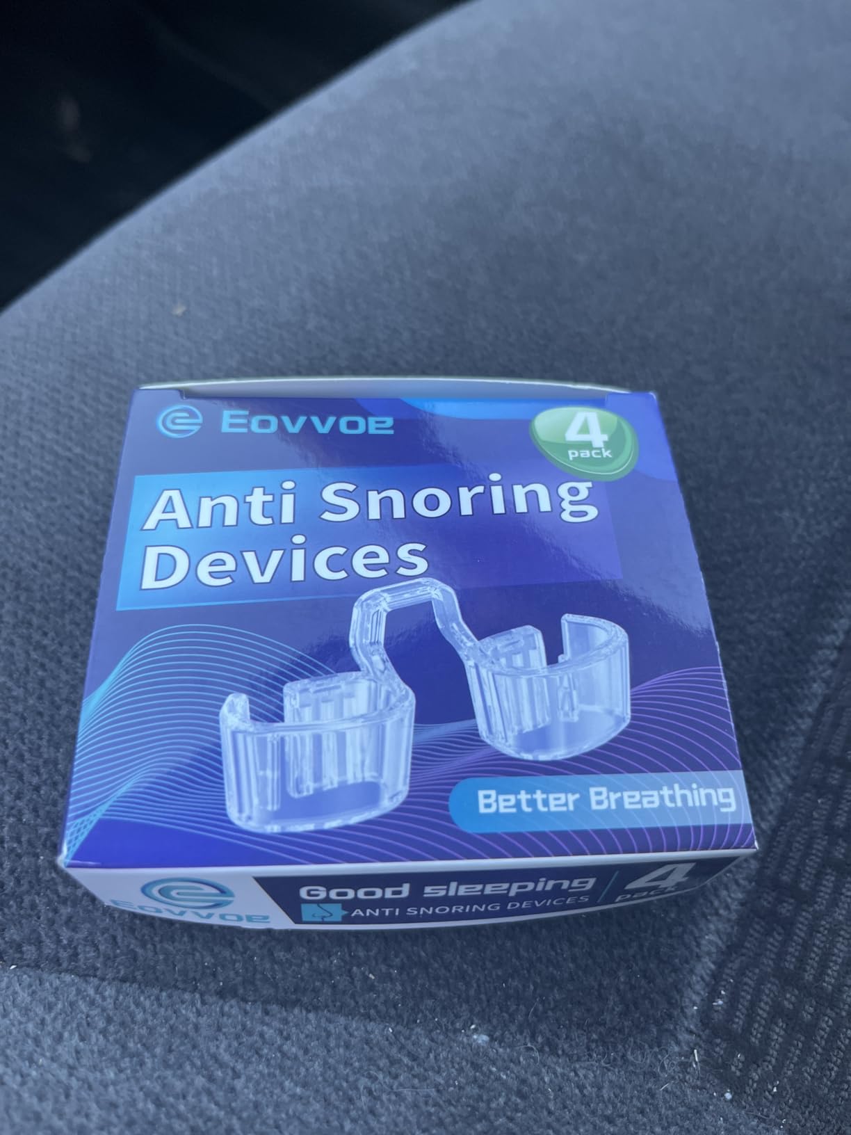 Anti Snoring Devices, Snoring Solution with Adjustable Snore Stopper, 3-Gear Fit, Improves Airflow, Reusable - 4 Pack customer photo 1