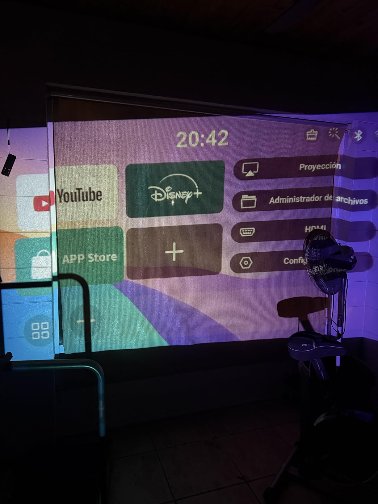 [Built-in Apps] CLOKOWE Mini Projector with WiFi and Bluetooth, 2026 Upgraded 1080P Smart Portable Projector with 180° Rotation, Auto Keystone, Compatible with iPhone/Android/Laptop/TV Stick/HDMI/USB customer photo 1