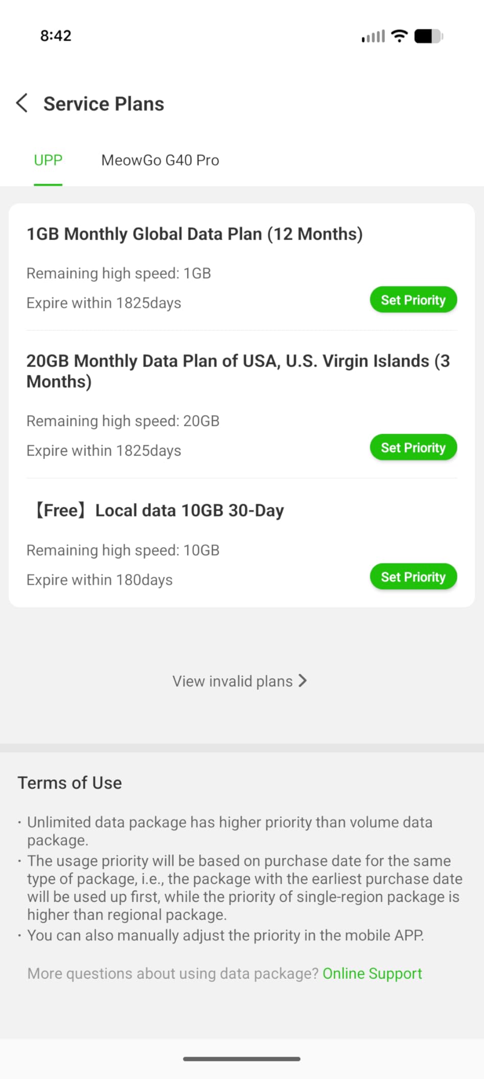 GlocalMe UPP 4G Mobile Hotspot with 60GB US Data & 12GB Global Data, Portable WiFi Hotspot for Travel in 200+ Countries, Pocket WiFi Device, No SIM Card Required, No Contract, Connect to 8 Devices customer photo 2