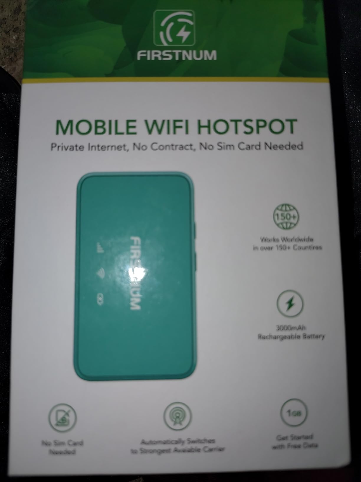 M6 Mobile Hotspot, Portable WiFi Hotspot for Travel in 160+ Countries, No SIM Card Required Hotspot No Contract, Connect Up to 10 Devices, Portable Hotspot with 1GB Free Global Data Monthly customer photo 1