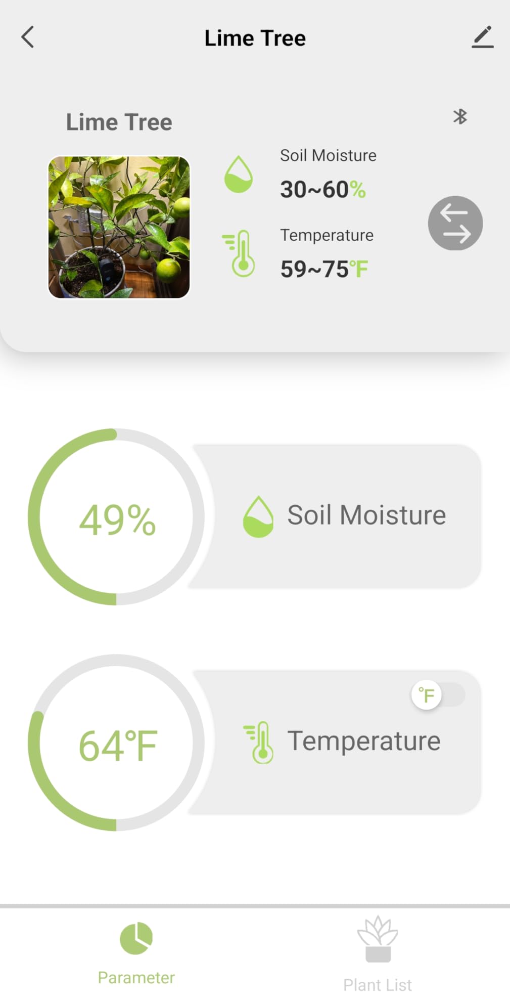 RAINPOINT Bluetooth 2-in-1 Soil Moisture & Air Temp Meter, App Remote Monitoring, 20 Plant Database, Compatible with WiFi Hub TWG009 & Water Timer ITV102b customer photo 2