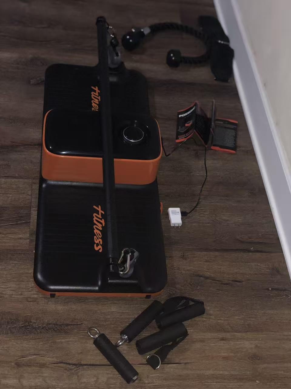 Smart Portable Home Gym Strength Training Workout Cable Machine, All in one Gym, Functional Full Body Fitness Equipment, 220LBS Resistance, Compact for Travel, Small Space & Home Exercise customer photo 1