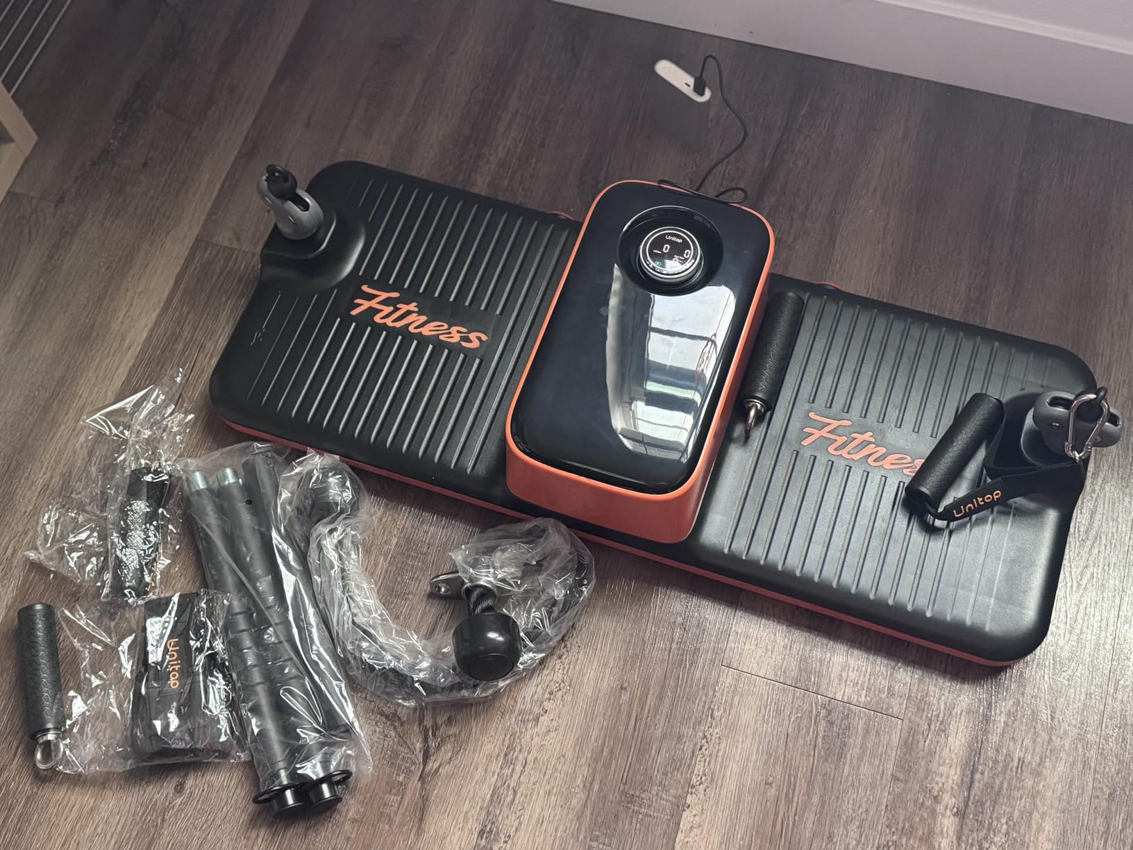 Smart Portable Home Gym Strength Training Workout Cable Machine, All in one Gym, Functional Full Body Fitness Equipment, 220LBS Resistance, Compact for Travel, Small Space & Home Exercise customer photo 2