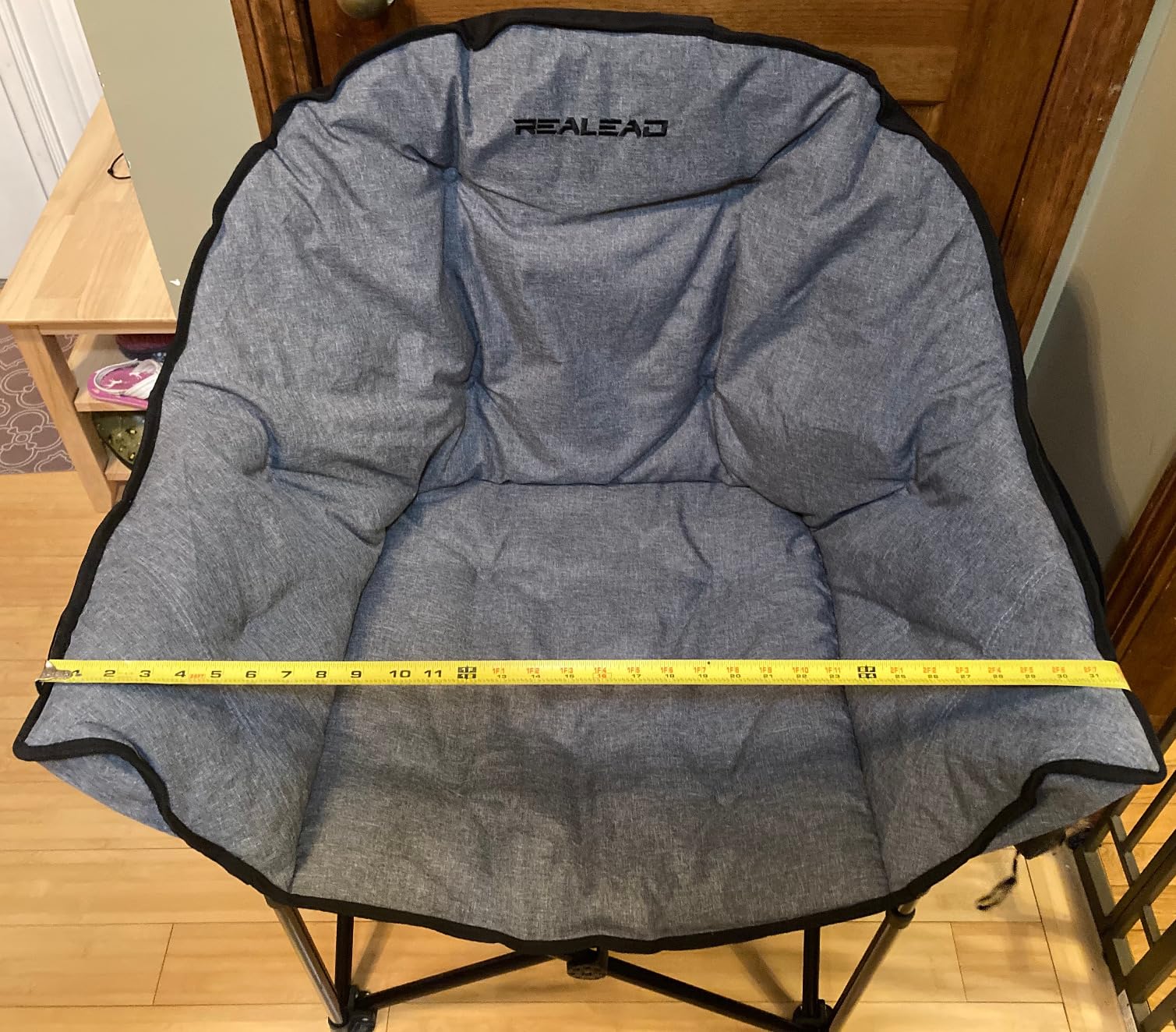 REALEAD Heated Camping Chair - Fully Thick Padded - Heated Chairs for Outdoor Sport with Back and Seat Heating - Heated Outdoor Chair for Adults - Battery NOT Included customer photo 1