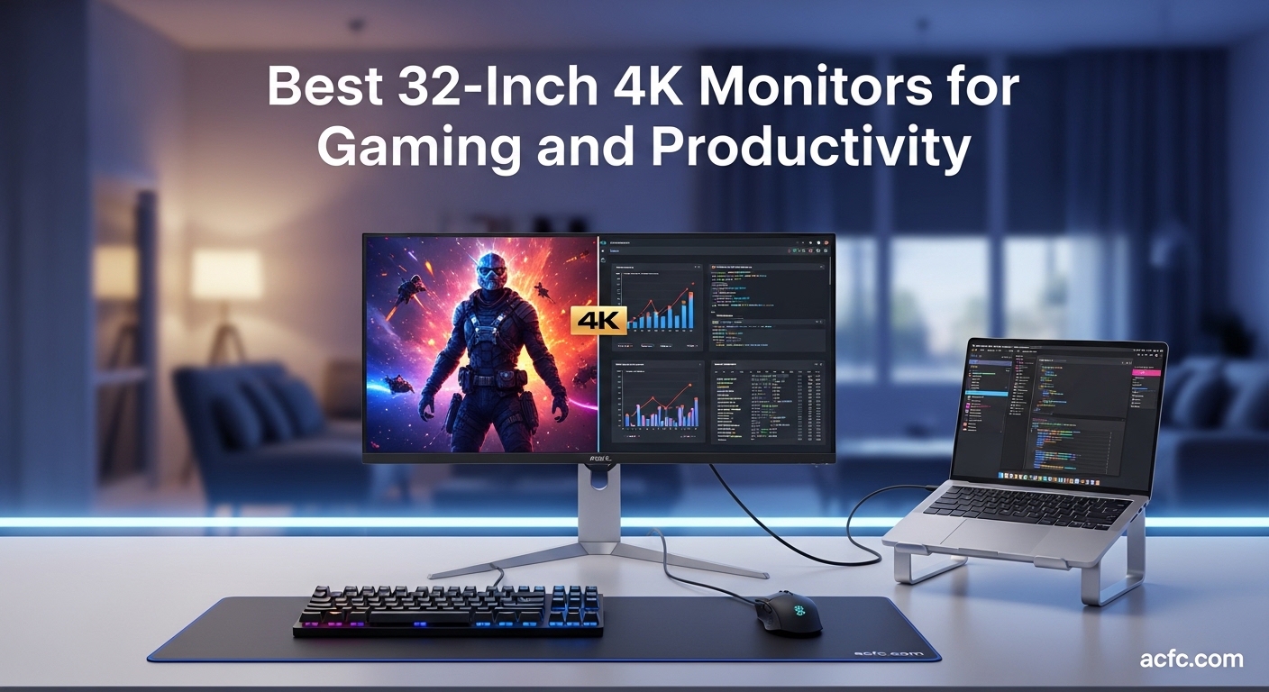 Best 32-Inch 4K Monitors for Gaming and Productivity