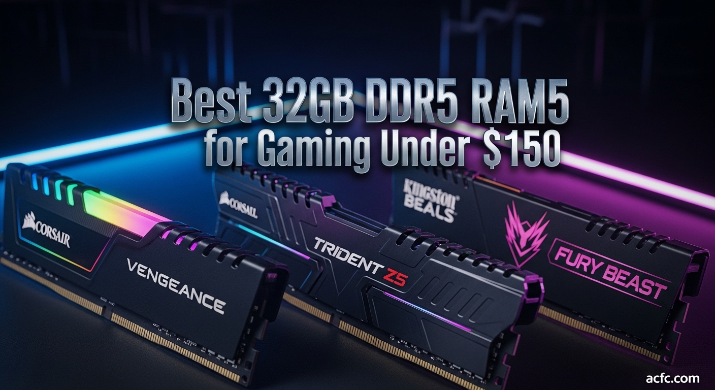 Best 32GB DDR5 RAM Kits for Gaming under $150