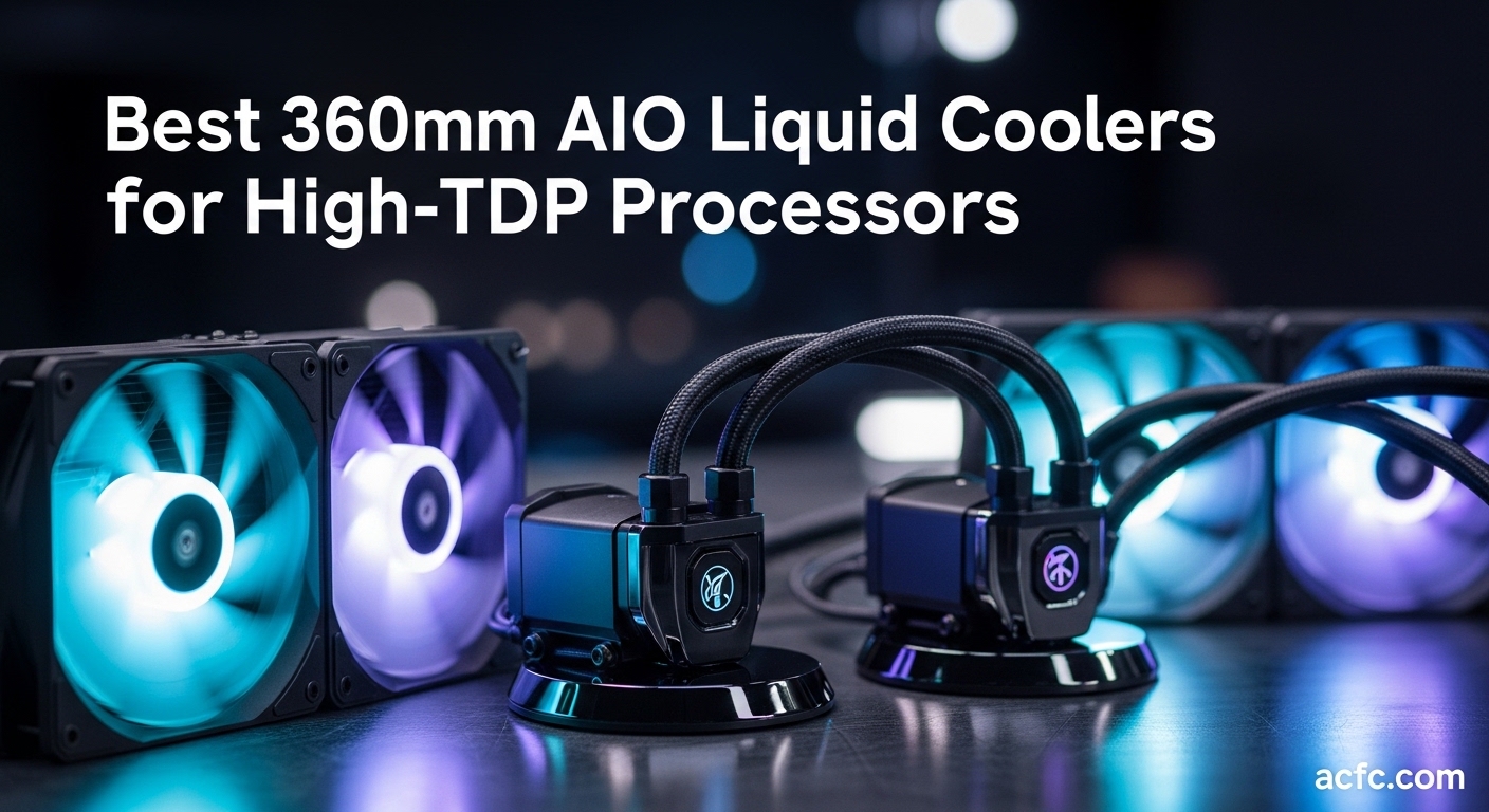 Best 360mm AIO Liquid Coolers for High-TDP Processors