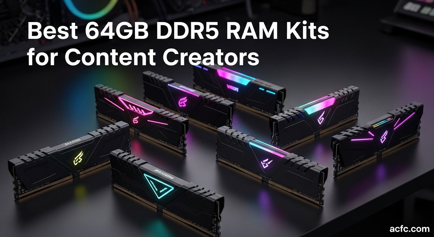 Best 64GB DDR5 RAM Kits for Content Creators