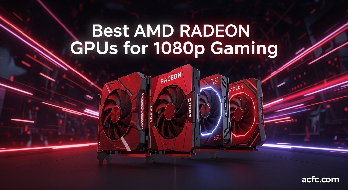Best AMD Radeon GPUs for 1080p Gaming