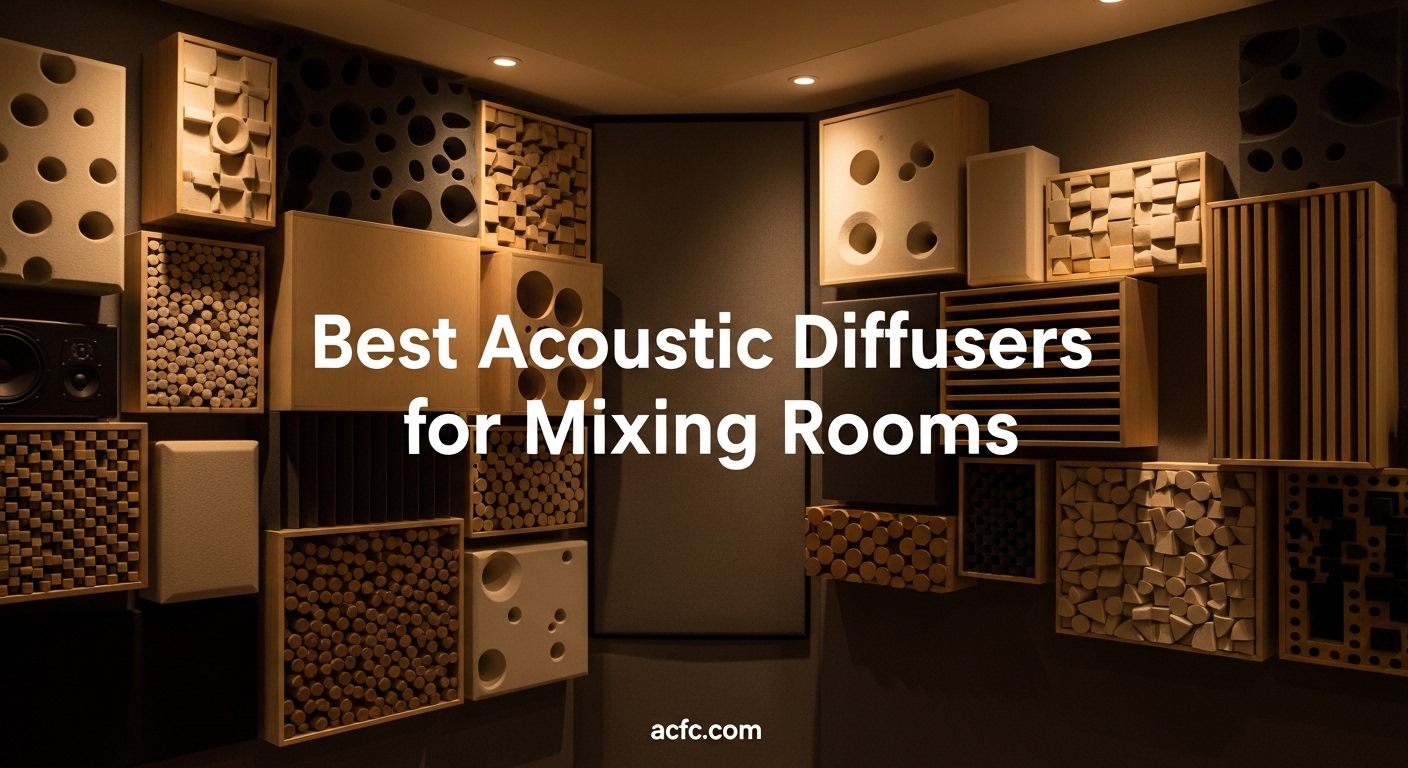 Best Acoustic Diffusers for Mixing Rooms