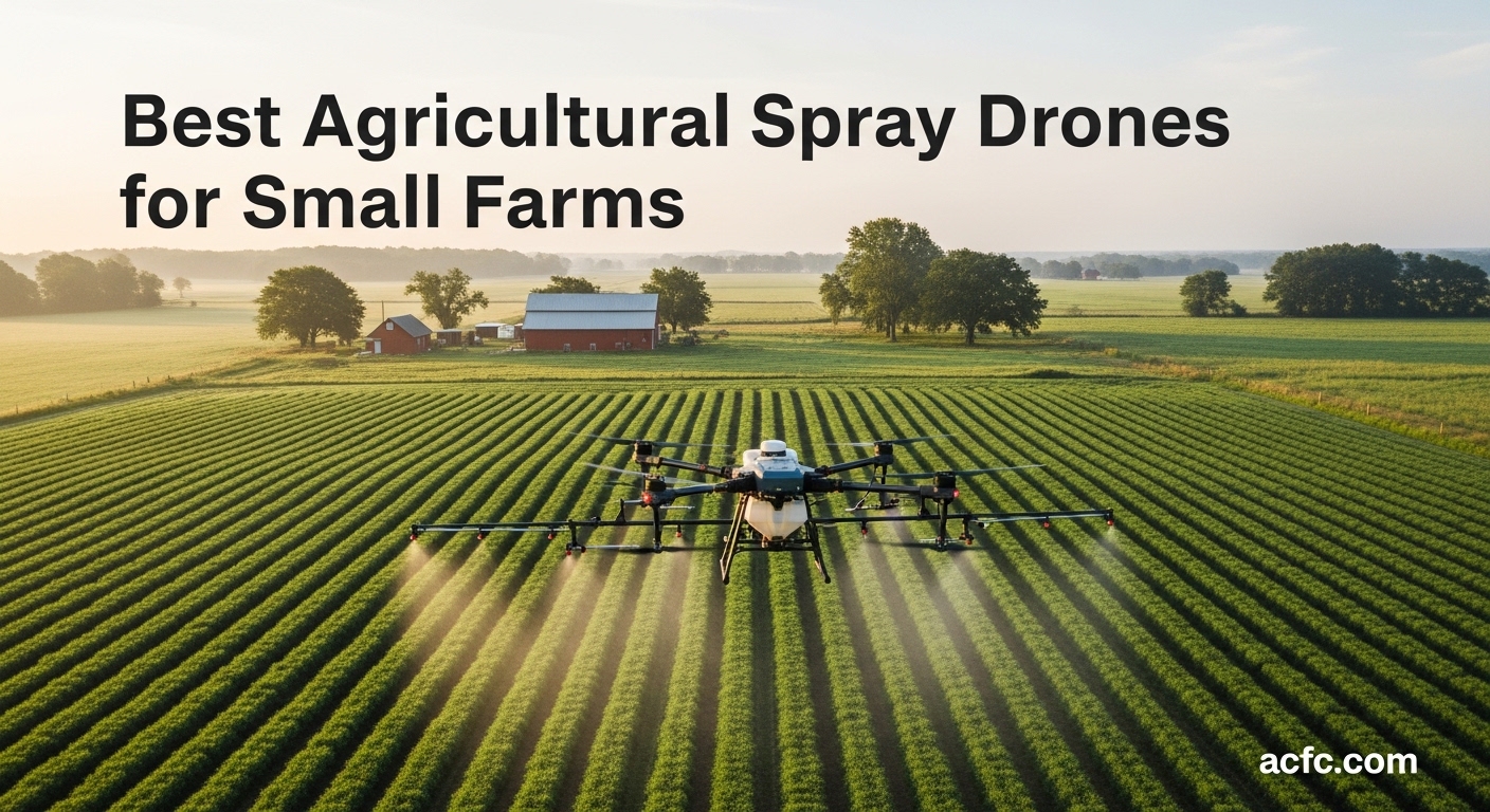 Best Agricultural Spray Drones for Small Farms