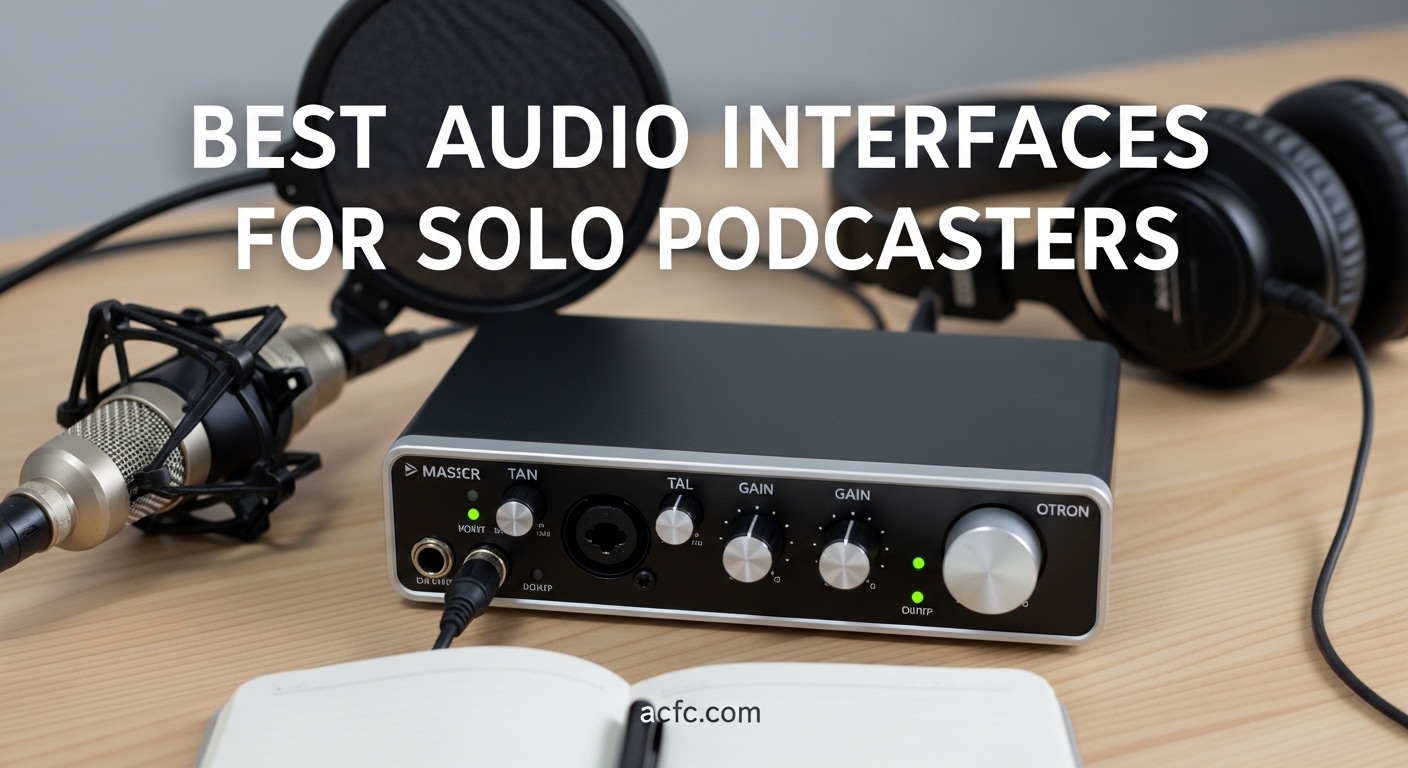 Best Audio Interfaces for Solo Podcasters