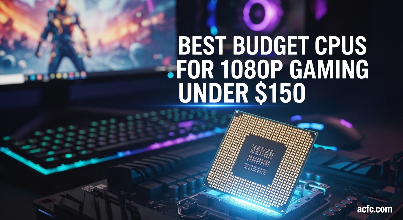Best Budget CPUs for 1080p Gaming Under $150