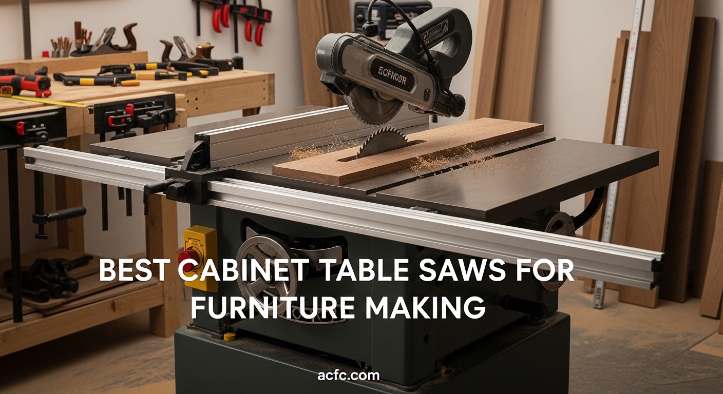 Best Cabinet Table Saws for Furniture Making