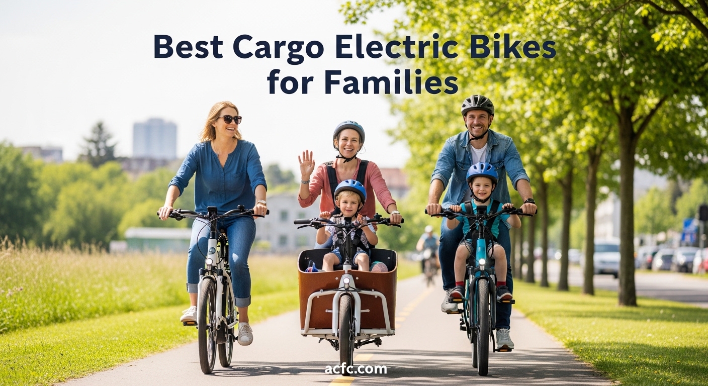 Best Cargo Electric Bikes for Families