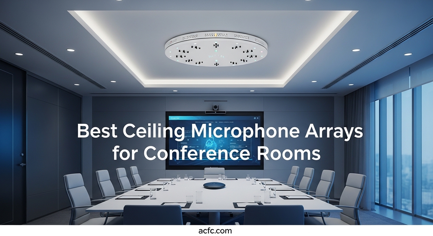 Best Ceiling Microphone Arrays for Conference Rooms