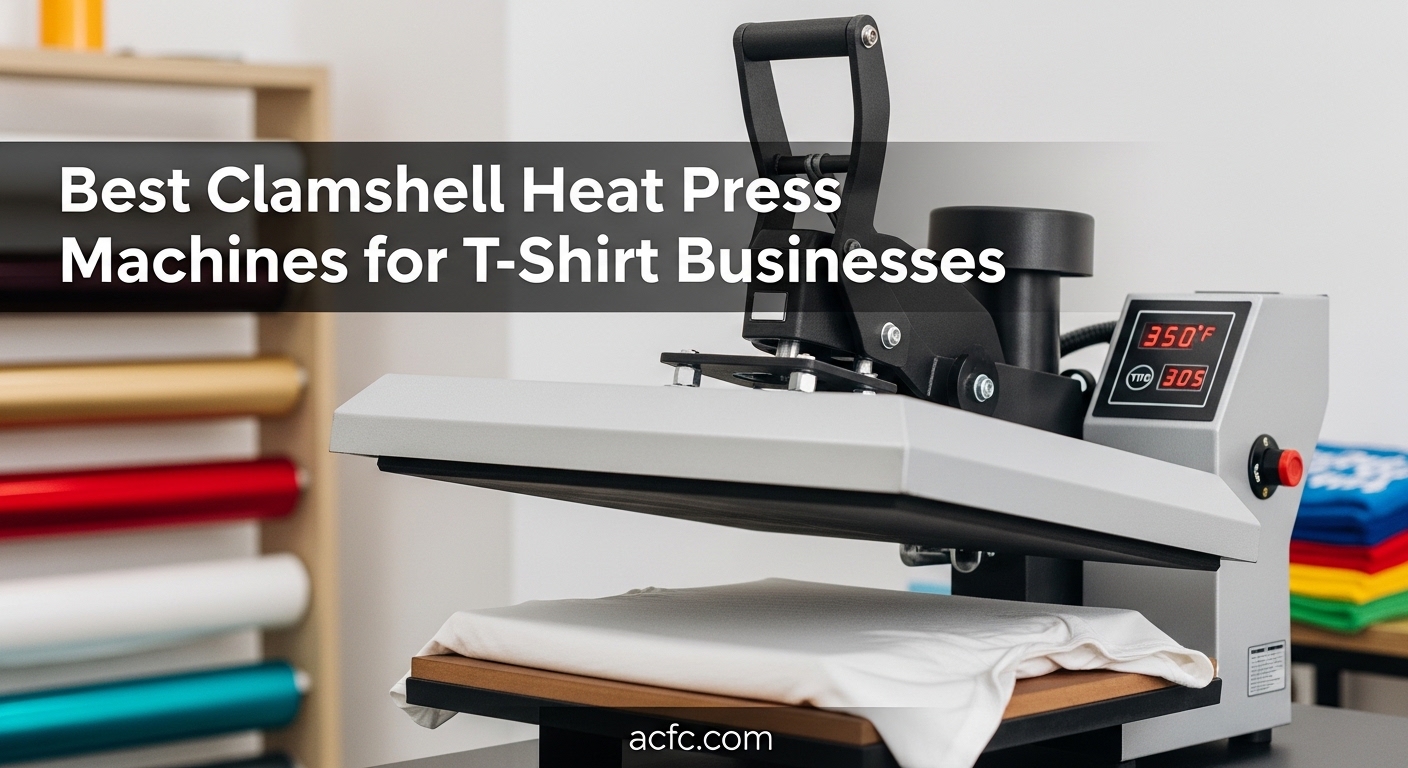 Best Clamshell Heat Press Machines for T-Shirt Businesses