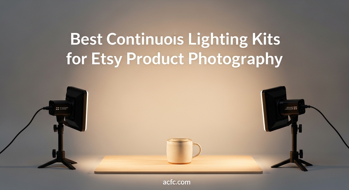 Best Continuous Lighting Kits for Etsy Product Photography