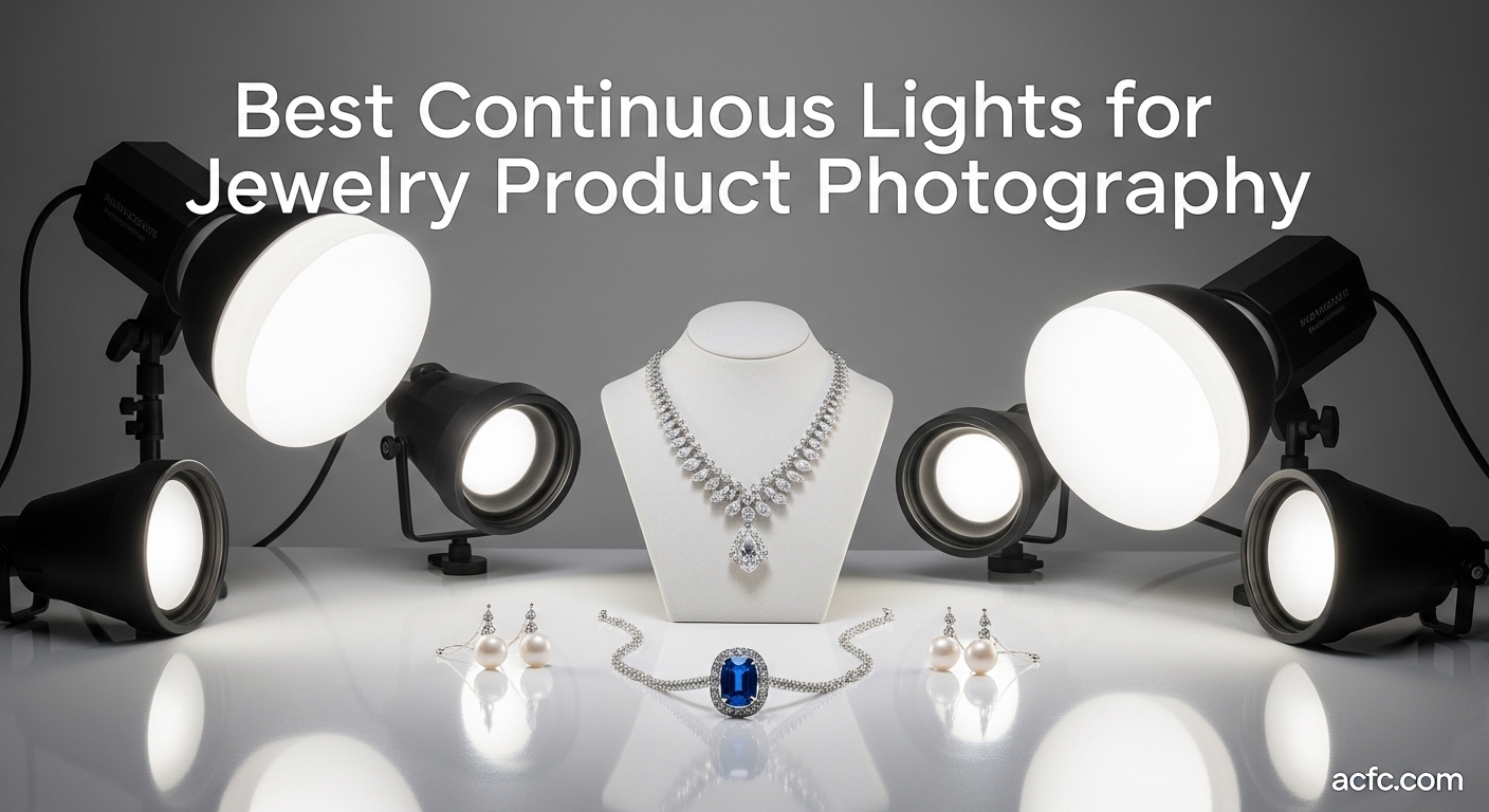 Best Continuous Lights for Jewelry Product Photography