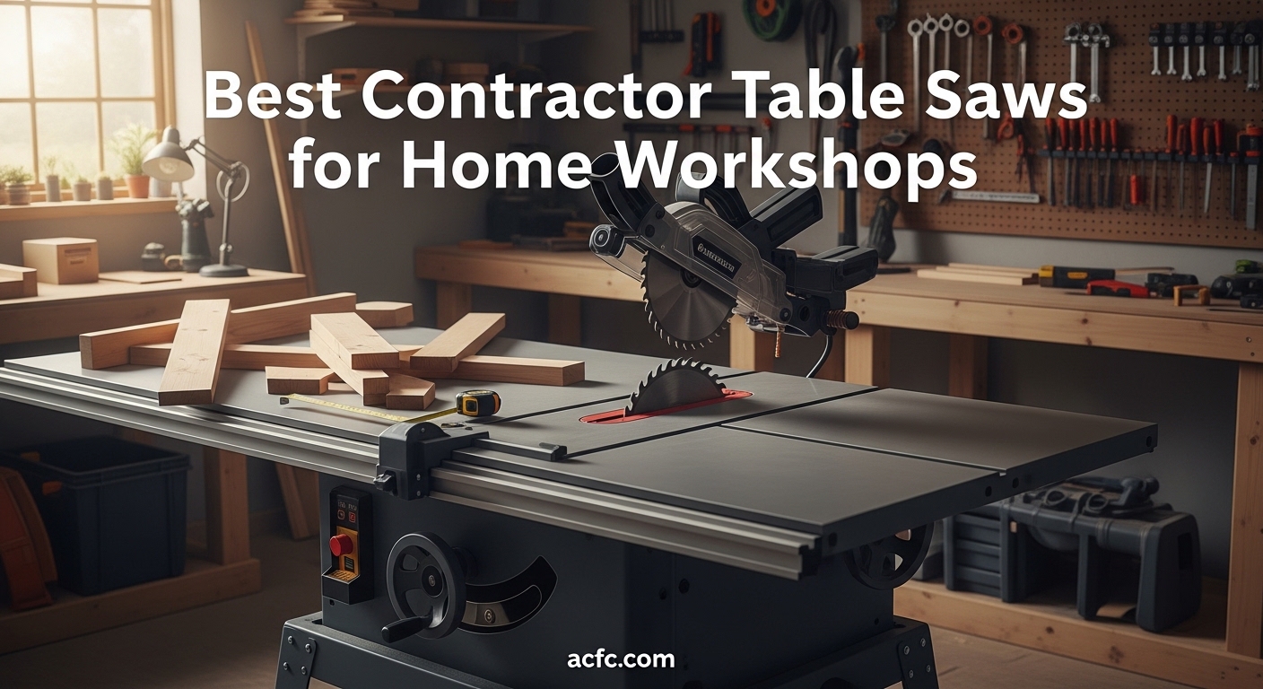 Best Contractor Table Saws for Home Workshops