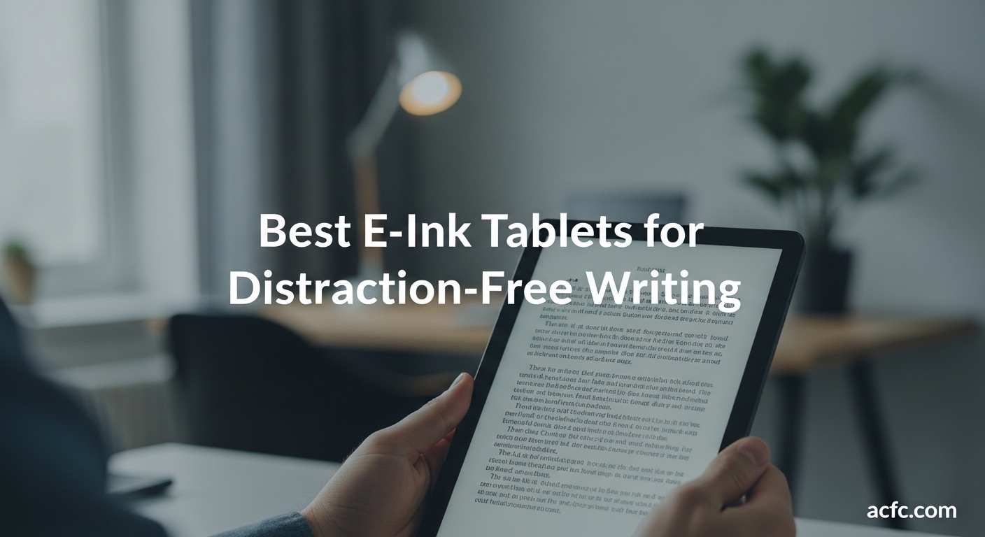 Best E-Ink Tablets for Distraction-Free Writing