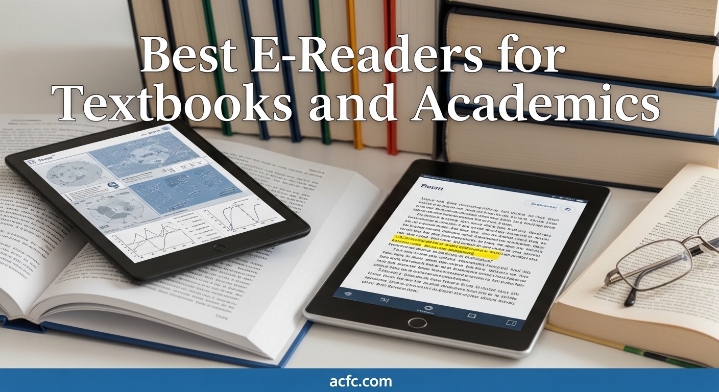 Best E-Readers for Textbooks and Academics