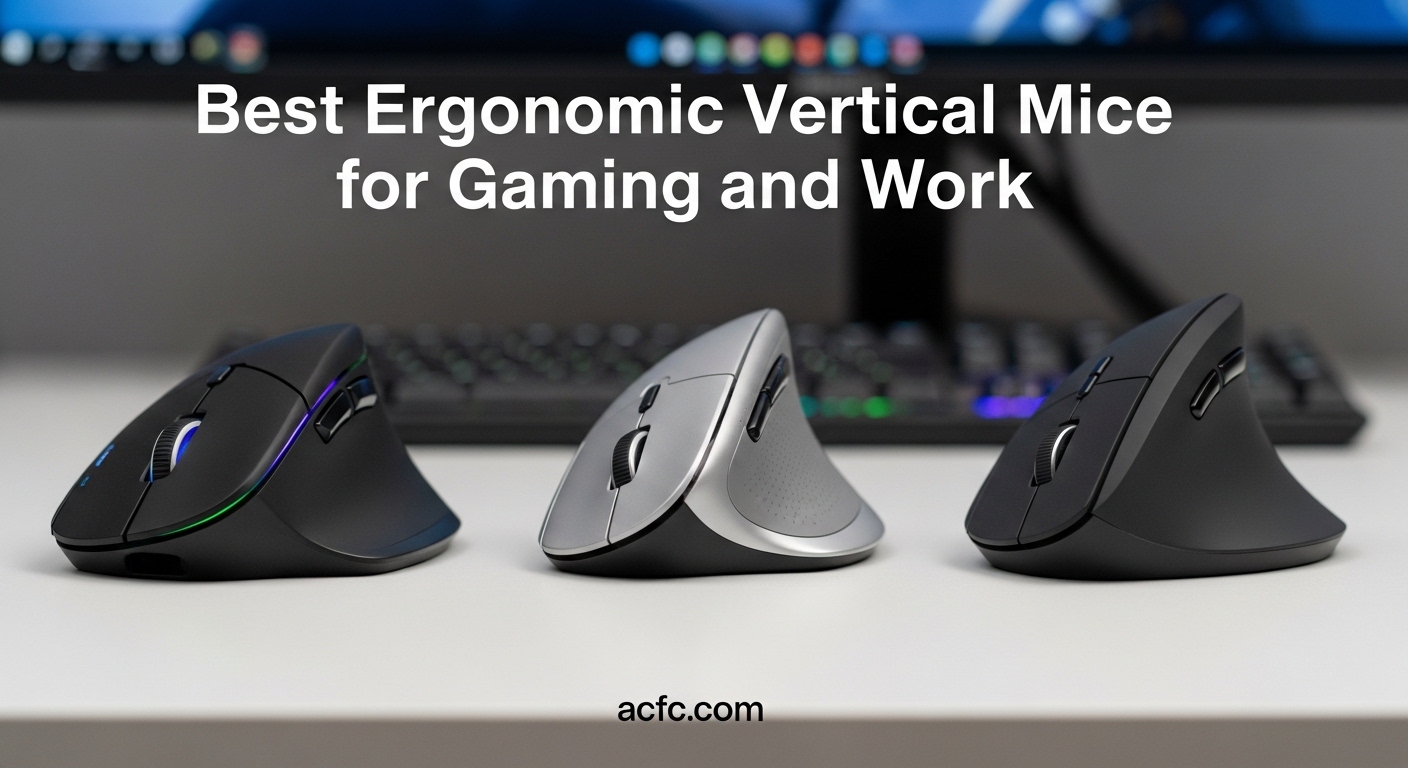 Best Ergonomic Vertical Mice for Gaming and Work