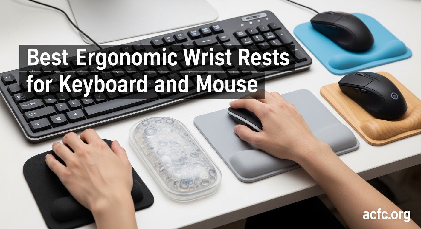 Best Ergonomic Wrist Rests for Keyboard and Mouse