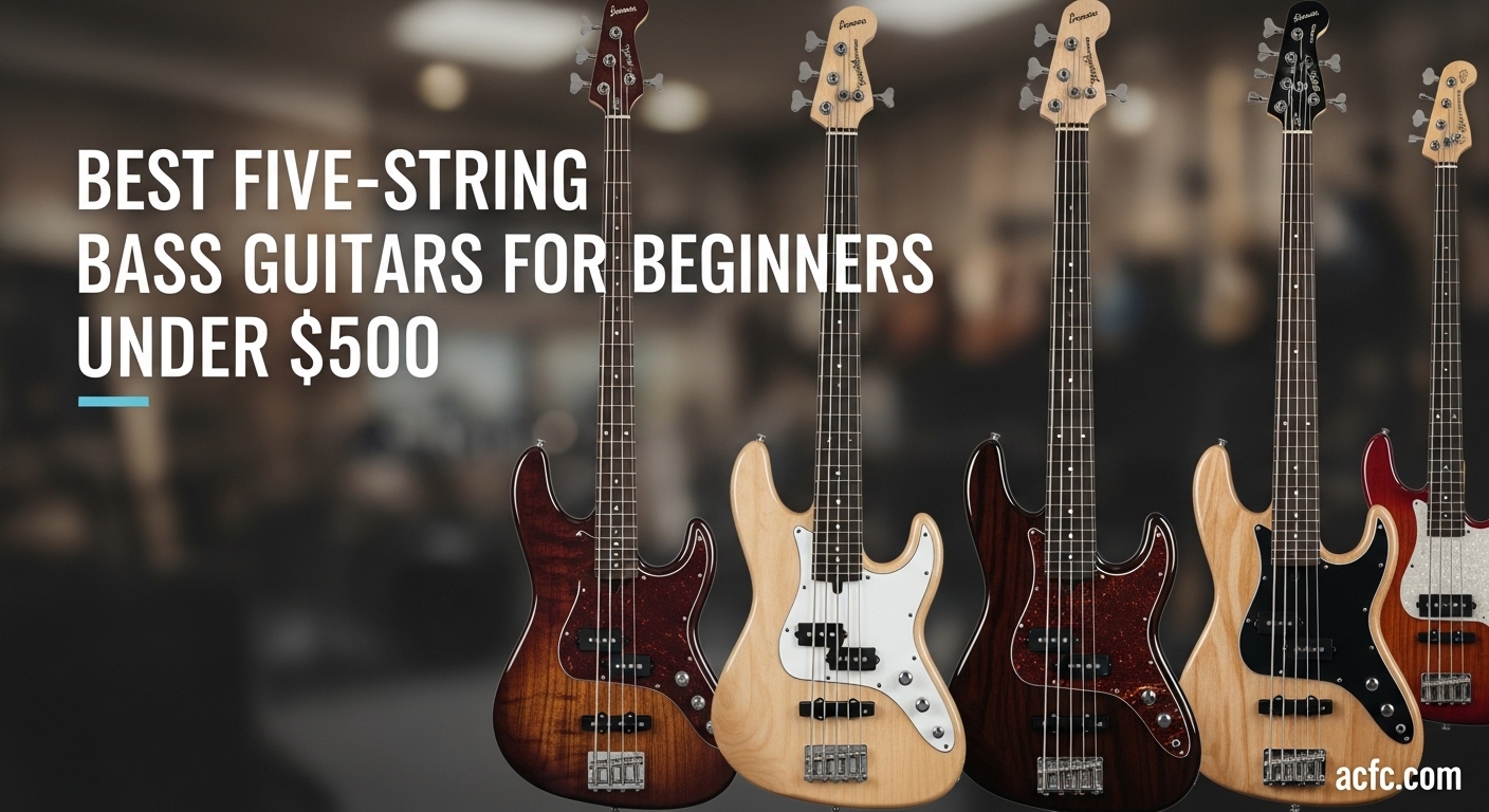 Best Five-String Bass Guitars for Beginners under $500