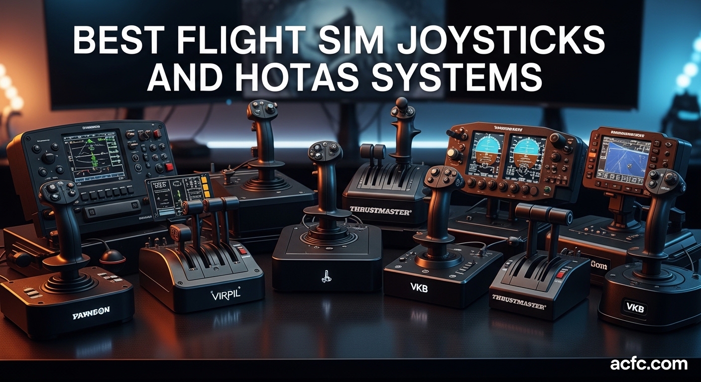 Best Flight Sim Joysticks and HOTAS Systems