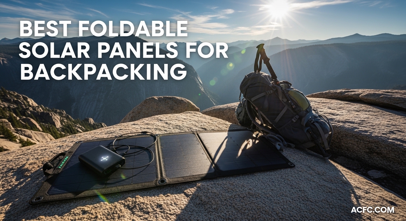Best Foldable Solar Panels for Backpacking
