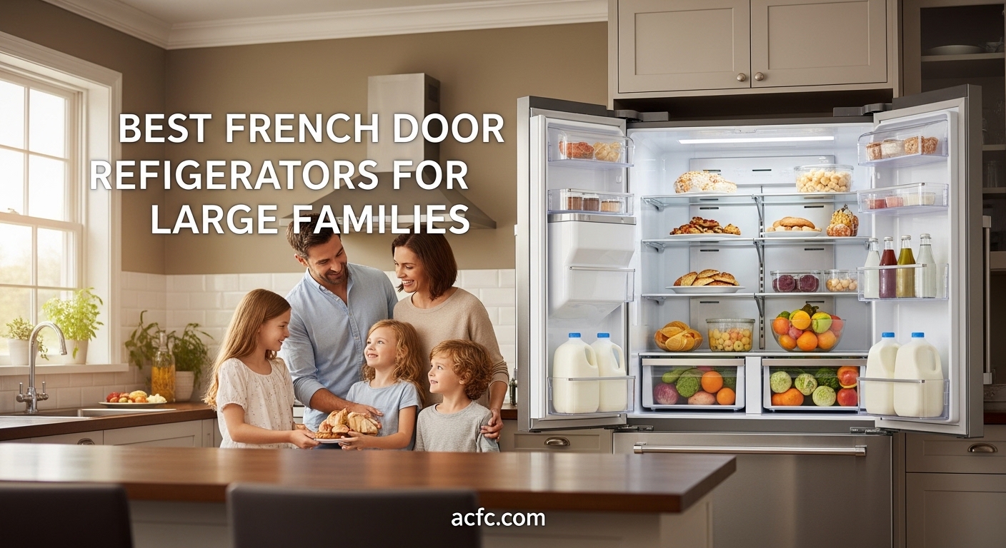 Best French Door Refrigerators for Large Families
