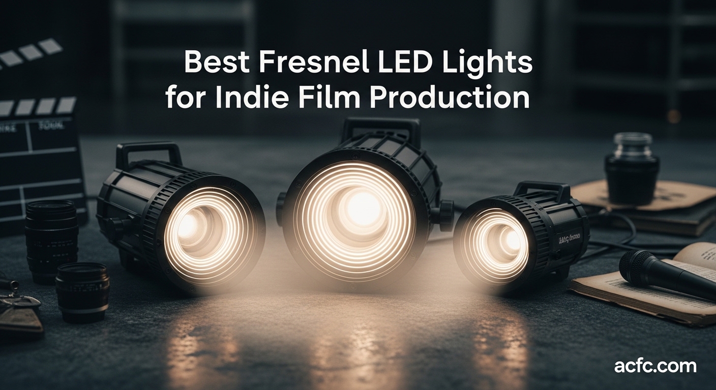 Best Fresnel LED Lights for Indie Film Production