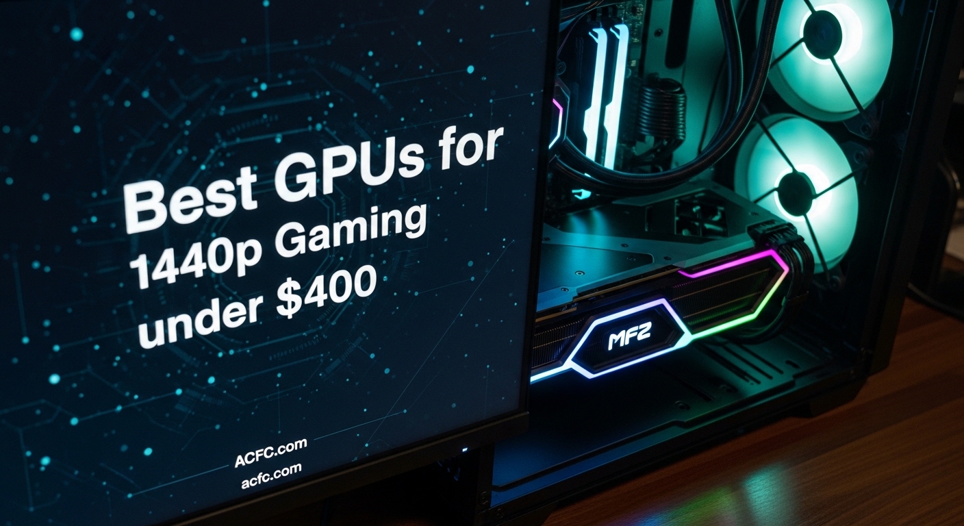 Best GPUs for 1440p Gaming under $400