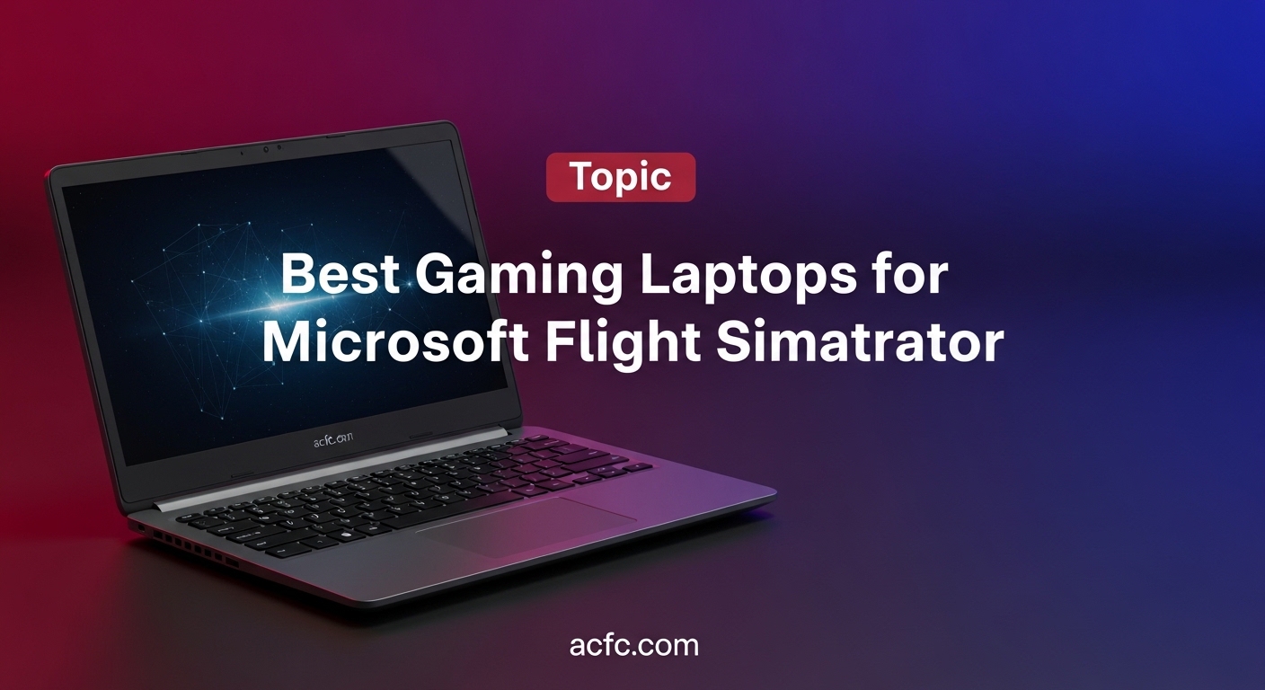 Best Gaming Laptops for Microsoft Flight Simulator
