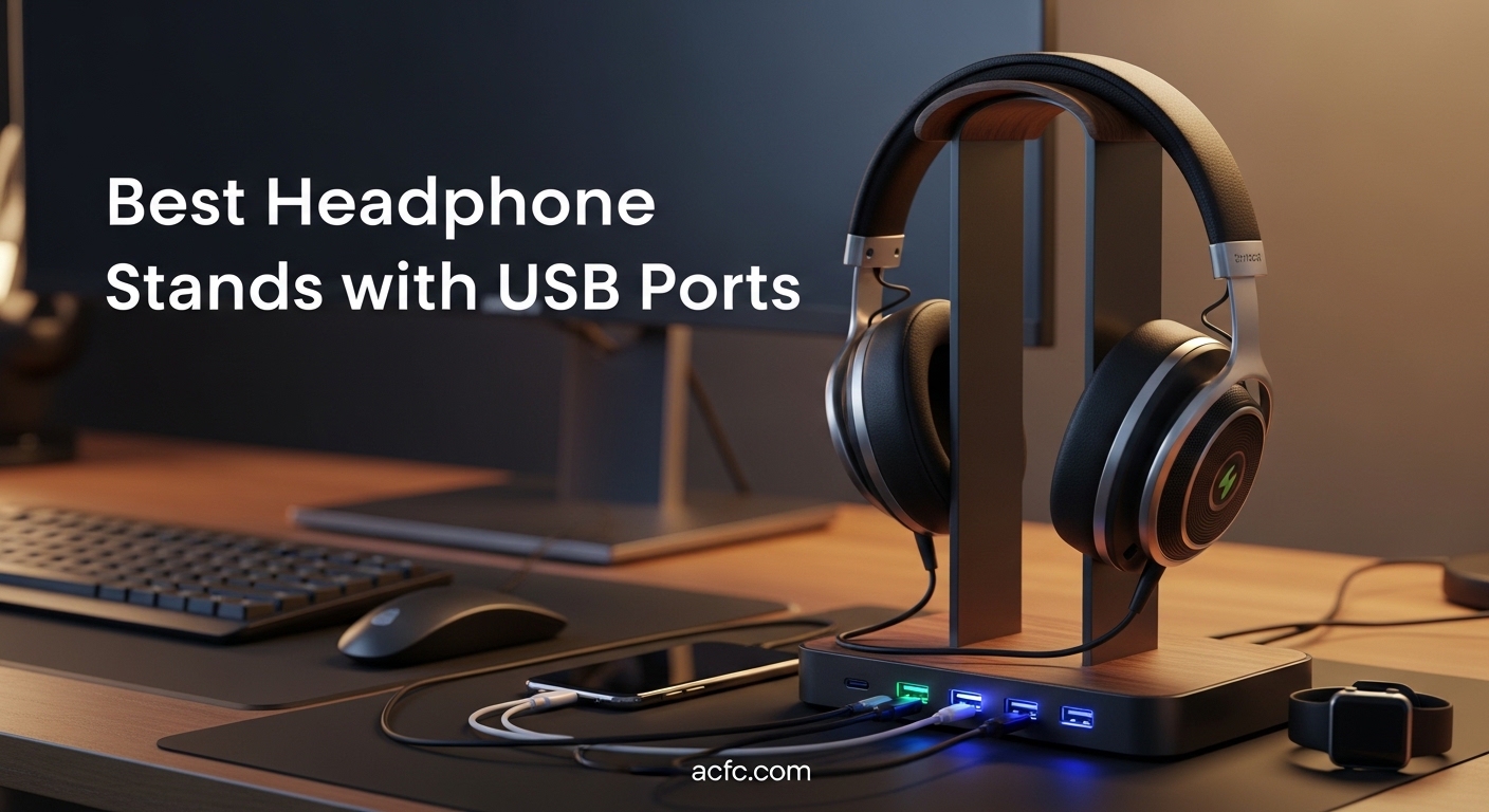 Best Headphone Stands with USB Ports